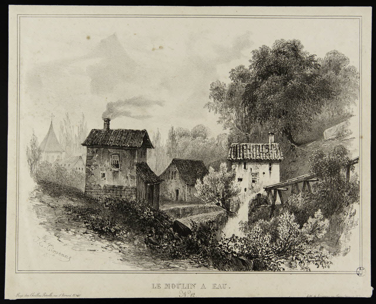 estampe LE MOULIN A EAU. 1949.31.290 Photo