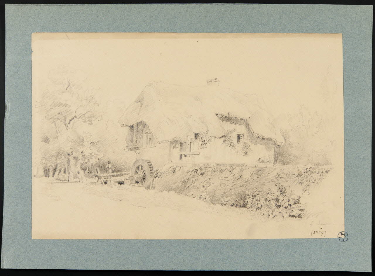 dessin Moulin à eau à Saint-Sauveur (Seine-Maritime) 1949.31.30 Photo