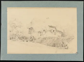 dessin Moulin à eau à Saint-Sauveur (Seine-Maritime) 1949.31.30  Photo