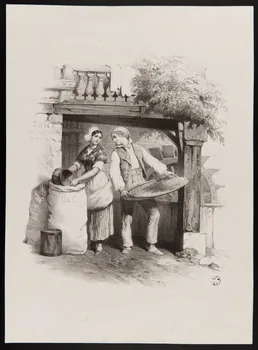 Jules J. David estampe Meunier et meunière 1892 1949.31.313 Photo