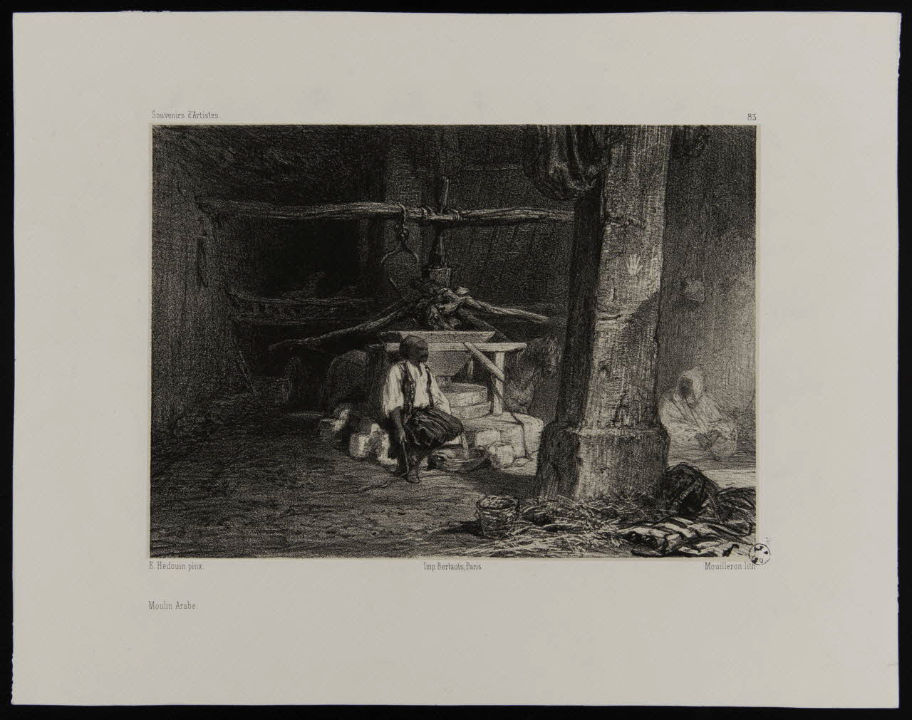 estampe Moulin Arabe. 1949.31.351 Photo