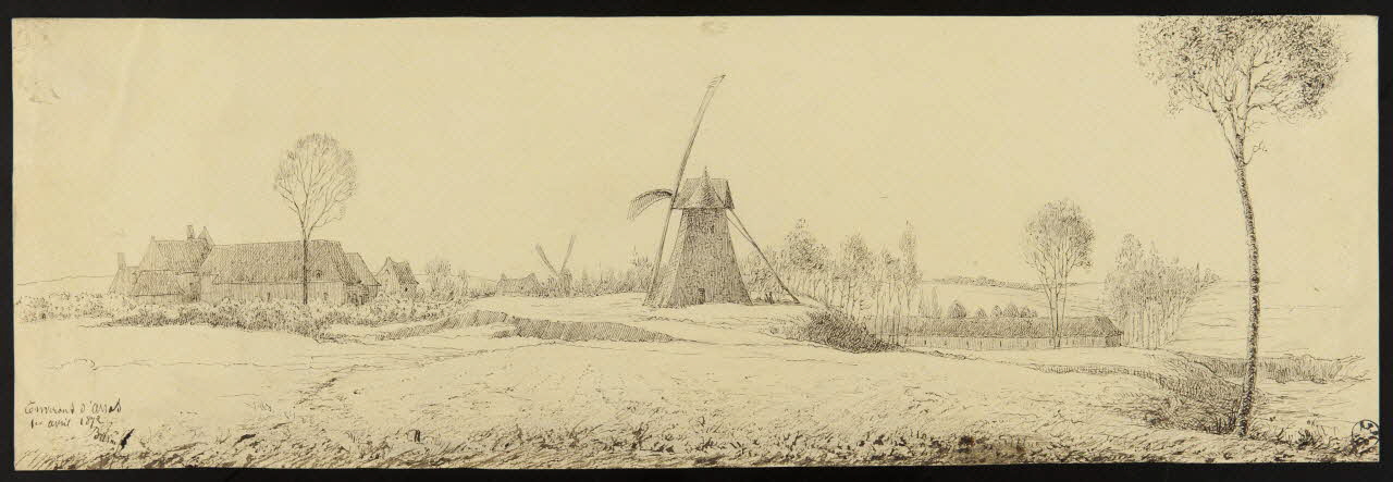Barne dessin Environs d'Arras 1872 1949.31.36 Photo