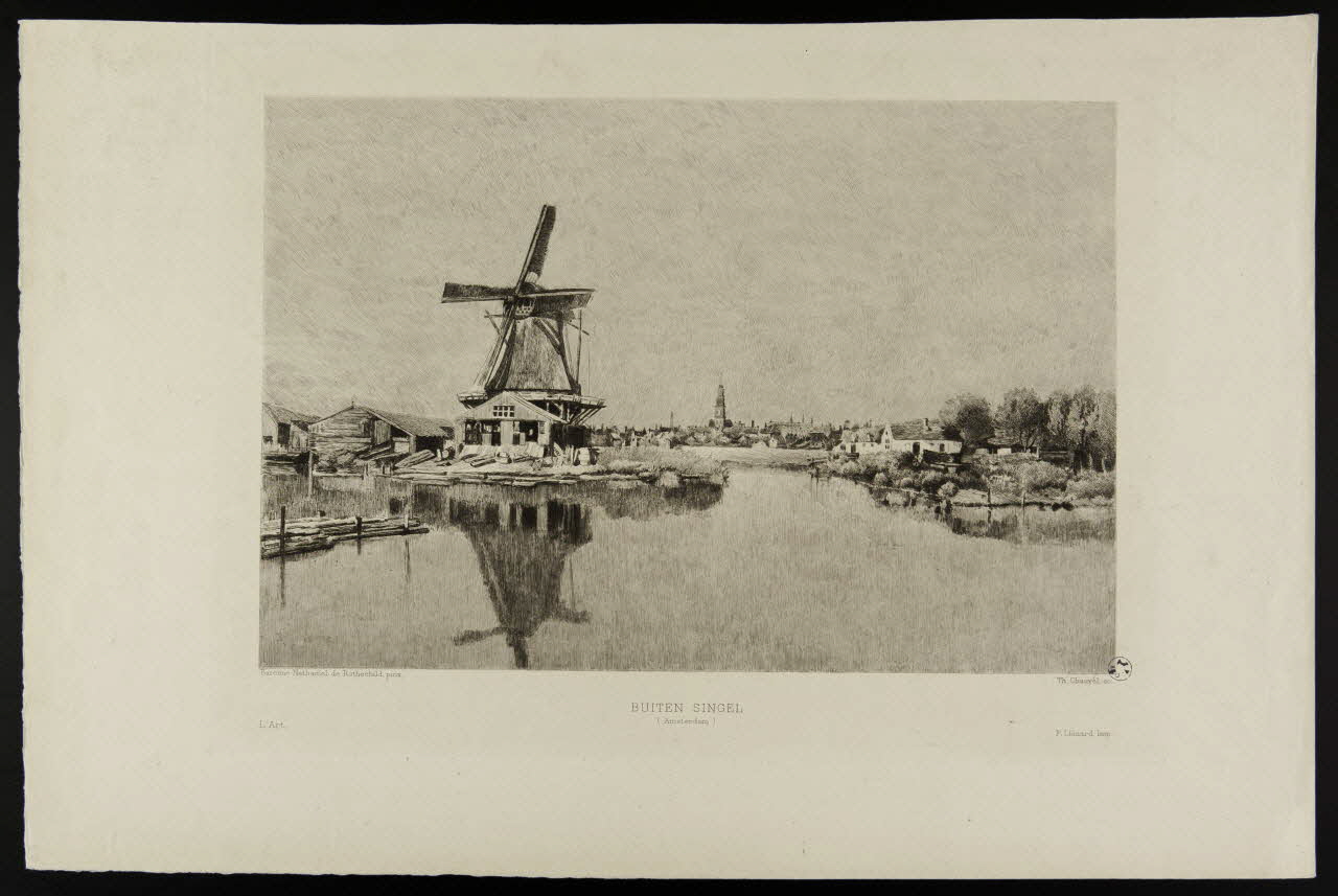 estampe BUITEN SINGEL  (Amsterdam) 1949.31.369 Photo