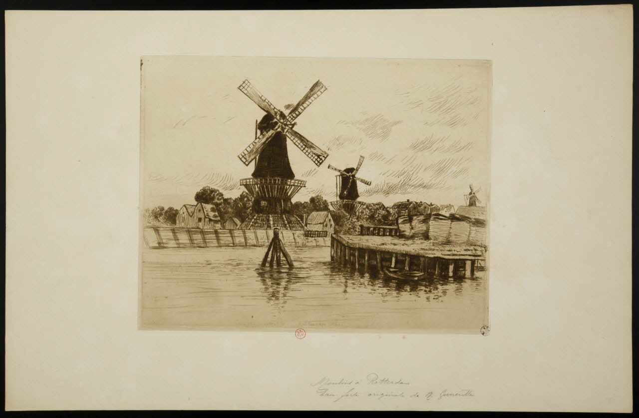 estampe Moulins à Rotterdam 1949.31.379 Photo