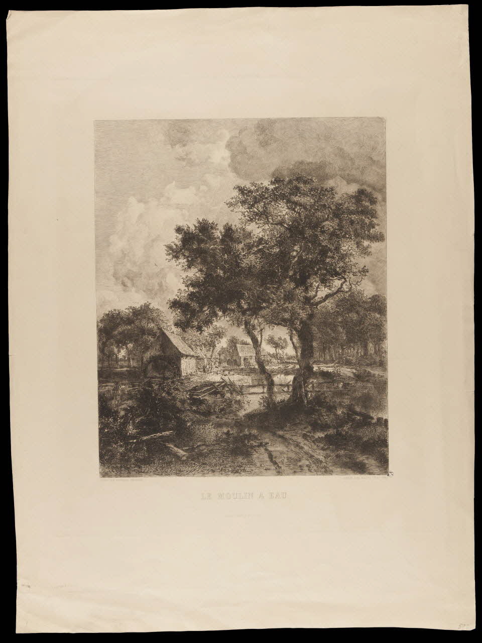 estampe LE MOULIN A EAU 1949.31.386 Photo