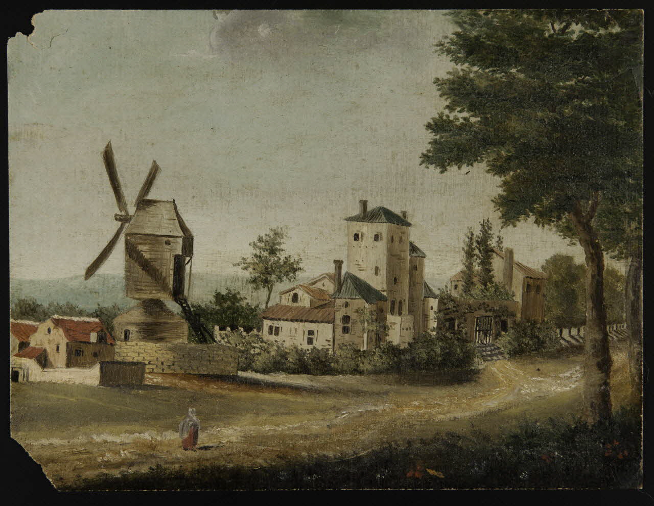Hédou Jules dessin Village 1825 1949.31.41 Photo