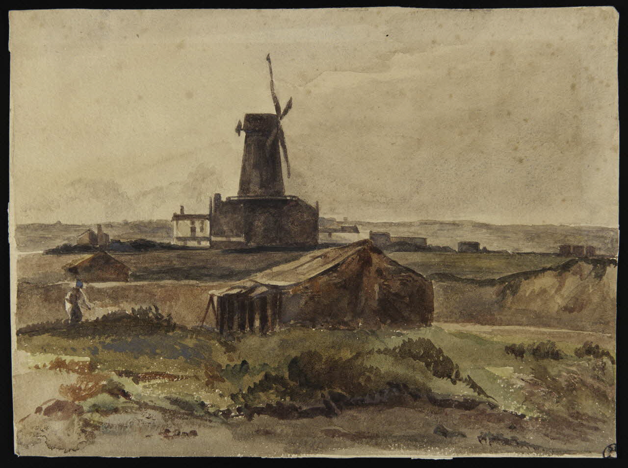 Sayde M. dessin Moulin à vent 1949 1949.31.43 Photo