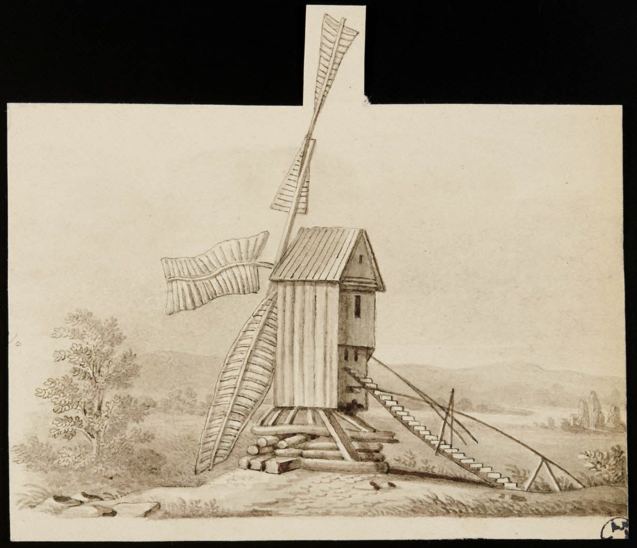 dessin Moulin à vent 1949.31.61 Photo