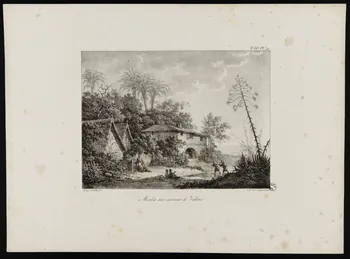 Bacler d'Albe Louis estampe Moulin aux environs de Valence. 1835 1949.31.92  Photo