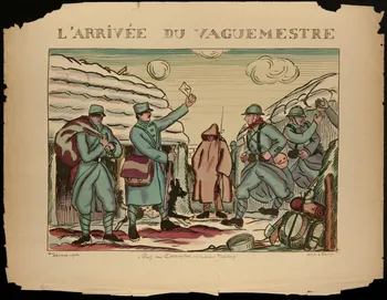 estampe L'ARRIVEE DU VAGUEMESTRE 1949.39.16 Photo