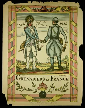 estampe GRENADIERS de FRANCE 1949.39.17 Photo