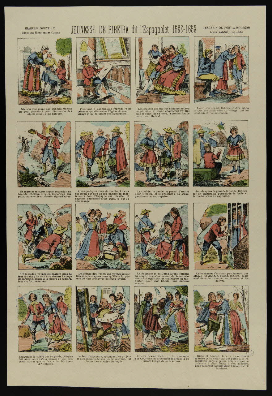 Louis Vagné à compartiments : 4x4 JEUNESSE DE RIBEIRA dit l'Espagnolet 1588-1658 Lorraine, France 1903-1914 1950.21.112 Photo