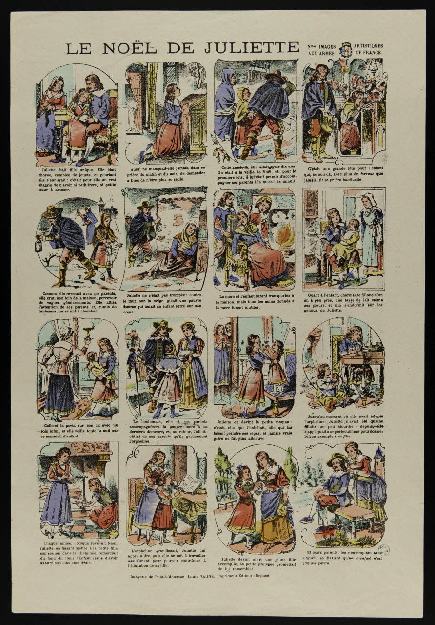 Louis Vagné à compartiments : 4x4 LE NOËL DE JULIETTE Lorraine, France 1903-1914 1950.21.114 Photo