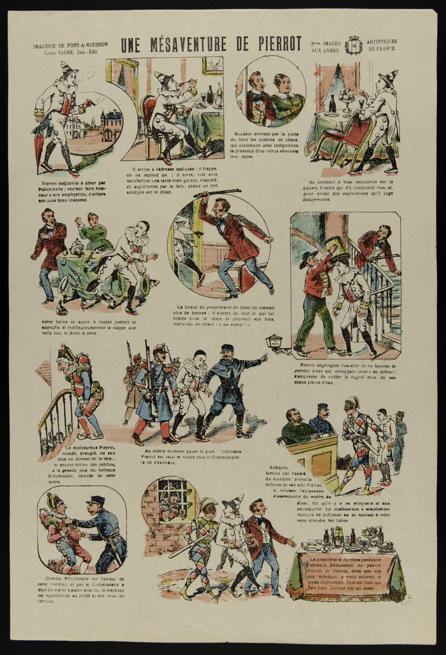 estampe UNE MESAVENTURE DE PIERROT 1950.21.124 Photo
