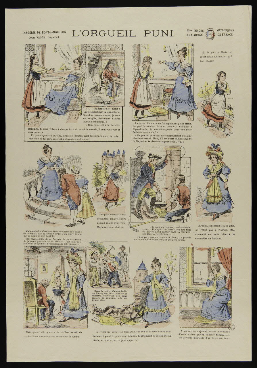 Louis Vagné à compartiments : 12 L'ORGUEIL PUNI Lorraine, France 1903-1914 1950.21.140 Photo