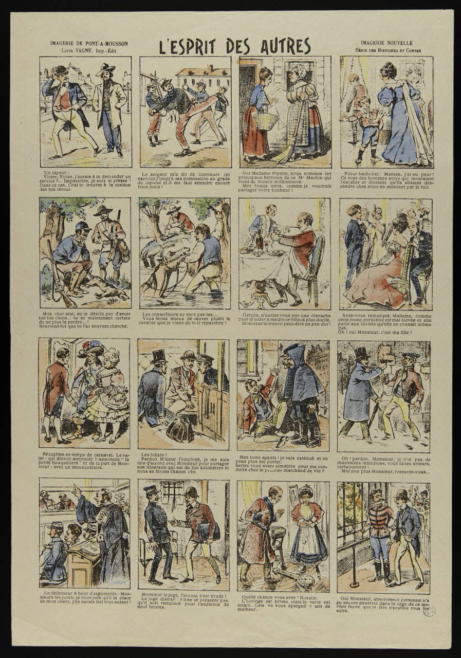 Louis Vagné à compartiments : 4x4 L'ESPRIT DES AUTRES Lorraine, France 1903-1914 1950.21.144 Photo