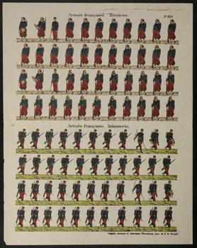 René Ackermann à registres (8) Armée française. Zouaves. Alsace, France 1908 1950.21.163 Photo