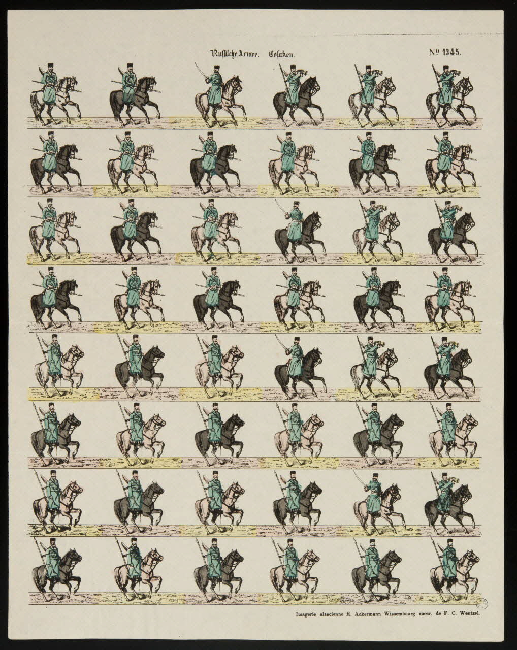 René Ackermann à registres (8) RUSSISCHE ARMEE. Alsace, France 1908 1950.21.174 Photo