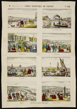 Pinot et Sagaire estampe PORTS MARITIMES DE FRANCE. Lorraine, France 1860-1872 1950.21.19 Photo