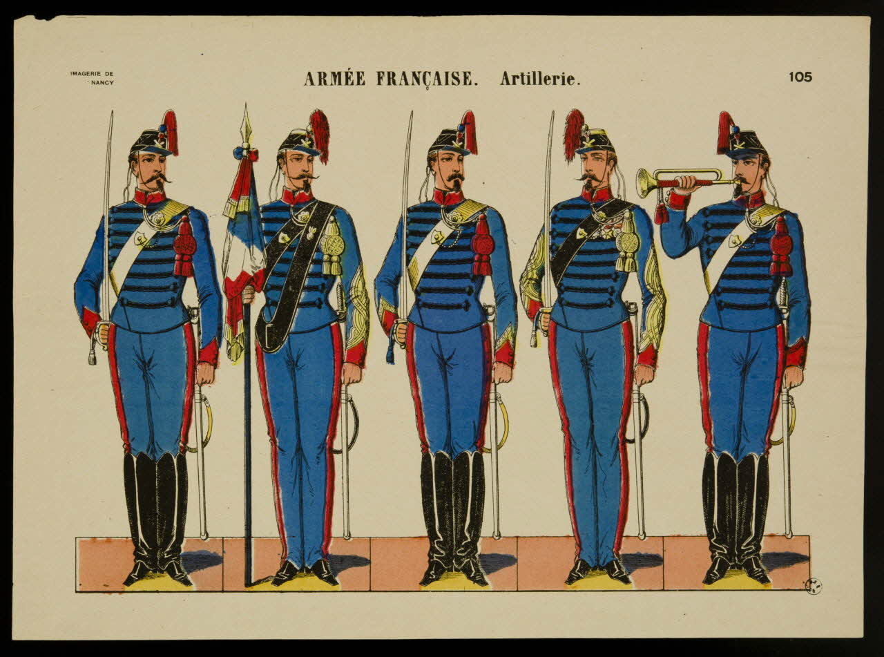 estampe ARMEE FRANCAISE. Artillerie. 1950.21.208 Photo