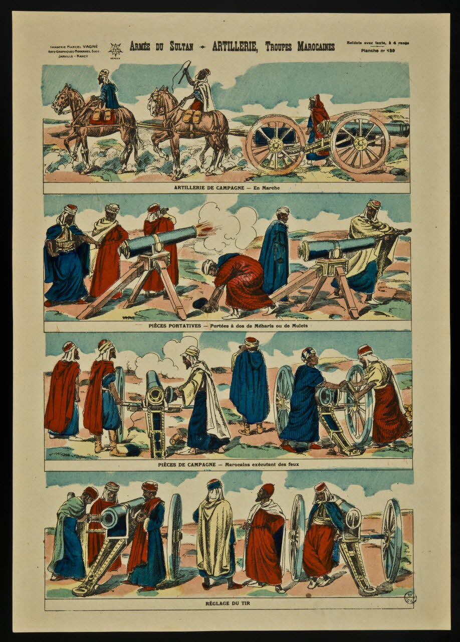 à registres (4) ARMEE DU SULTAN - ARTILLERIE, TROUPES 1950.21.221 Photo