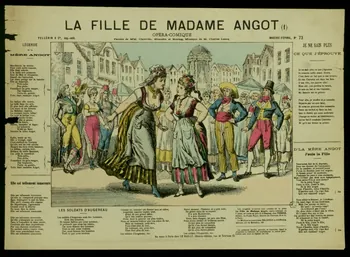 estampe LA FILLE DE MADAME ANGOT 1950.21.254 Photo