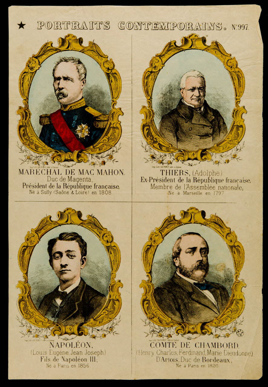 François-Charles Pinot à compartiments : 2x2 PORTRAITS CONTEMPORAINS. Lorraine, France 1872-1874 1950.21.259 Photo (c) Mucem