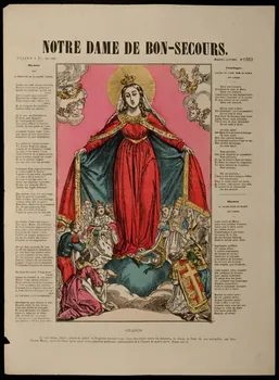 Pellerin estampe NOTRE DAME DE BON-SECOURS. Lorraine, France 1890 1950.21.269  Photo