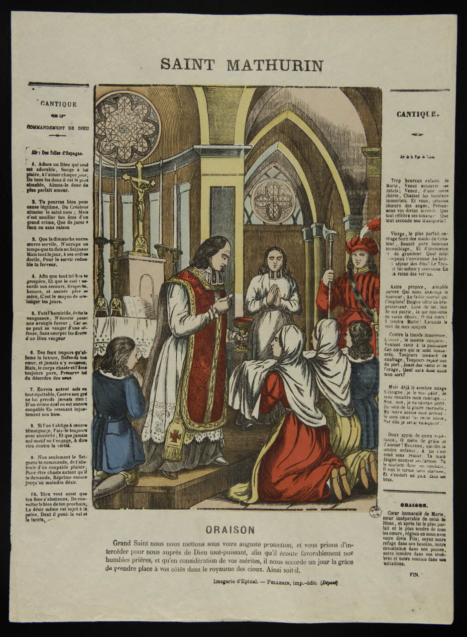 Pellerin estampe SAINT MATHURIN Lorraine, France 1890 1950.21.286 Photo
