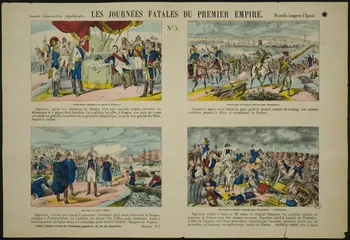 Olivier-Pinot à compartiments : 2x2 LES JOURNEES FATALES DU PREMIER EMPIRE. Lorraine, France 1875-1888 1950.21.364  Photo