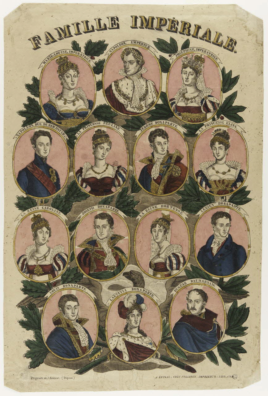 Pellerin ; François Georgin imagerie ancienne FAMILLE IMPERIALE. Lorraine, France 1837 1950.21.4 Photo (c) Mucem