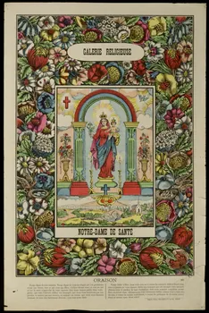 estampe GALERIE RELIGIEUSE  NOTRE-DAME DE SANTE 1950.21.414 Photo
