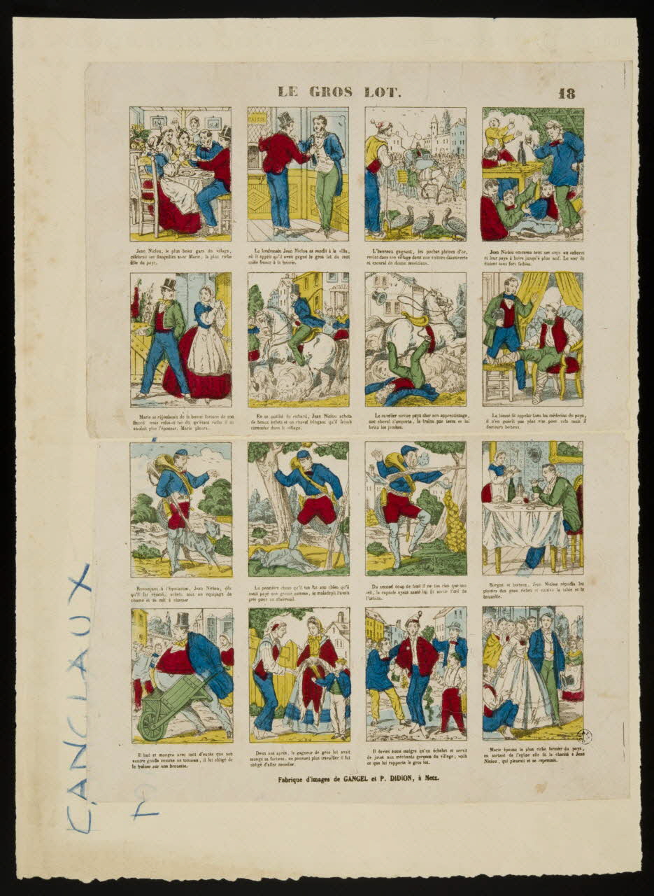 Gangel et Didion à compartiments : 4x4 LE GROS LOT. Metz 1858-1868 1950.21.44 Photo
