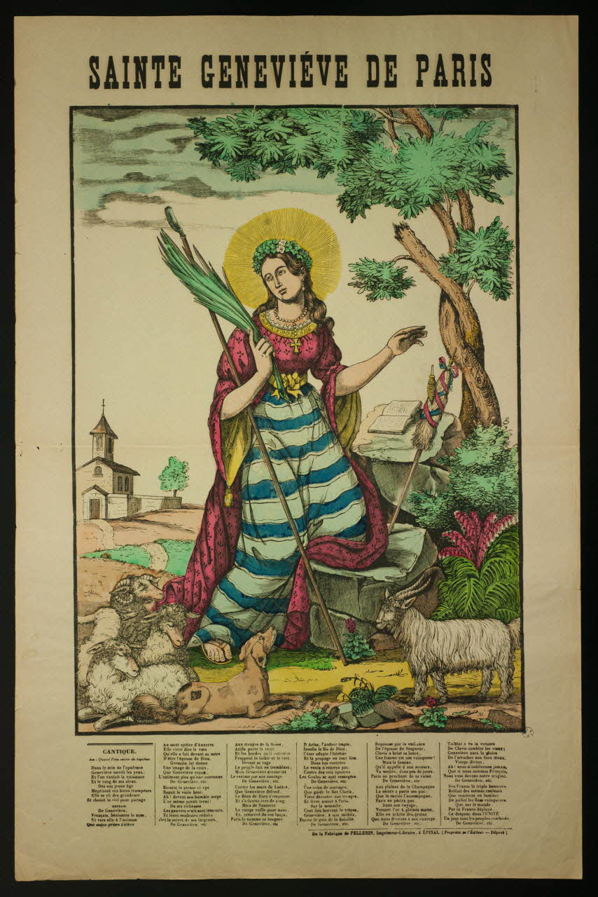 Pellerin estampe SAINTE GENEVIEVE DE PARIS Lorraine, France 1837 1950.21.465 Photo