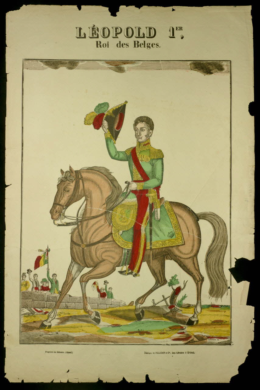 François Georgin ; Pellerin estampe LEOPOLD 1er,  Roi des Belges. Lorraine, France 1837 1950.21.507 Photo