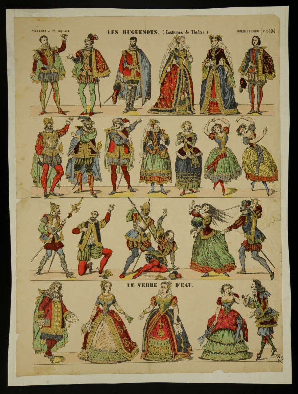 Pellerin à registres (4) LES HUGUENOTS. (Costumes de Théâtre.) Lorraine, France 1890 1950.21.508 Photo