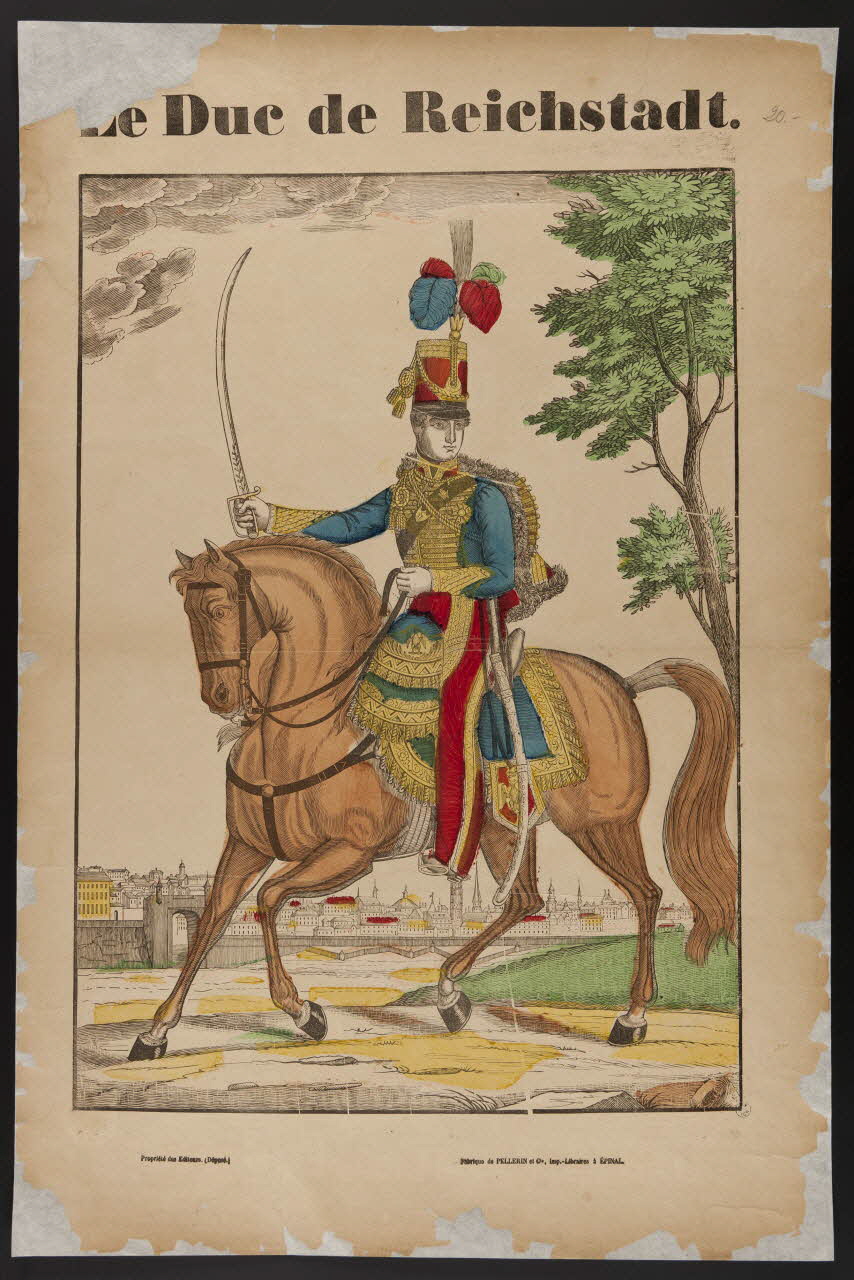Pellerin estampe Le Duc de Reichstadt. Lorraine, France 1837 1950.21.517 Photo