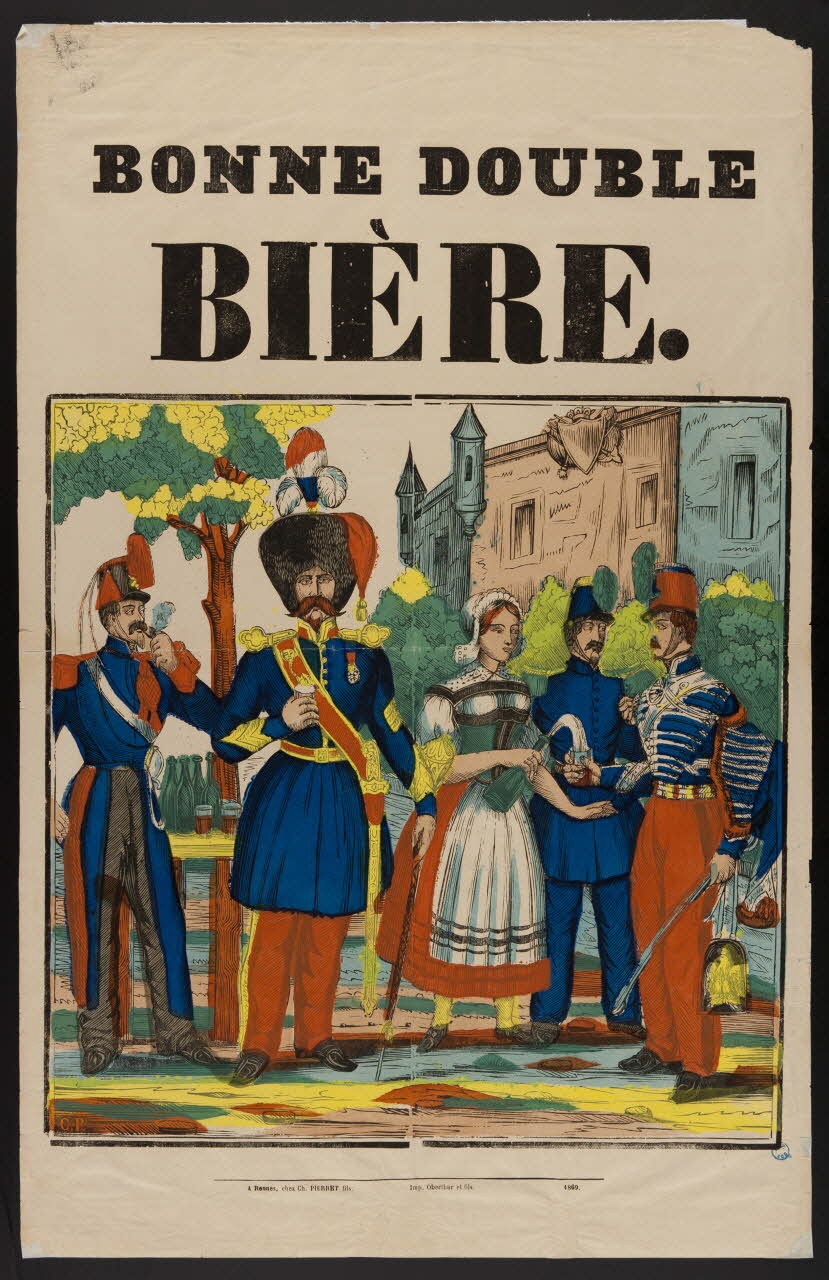 Charles Pierret ; François, Charles Oberthür estampe BONNE DOUBLE  BIERE. Bretagne, France 1869 1950.21.610 Photo