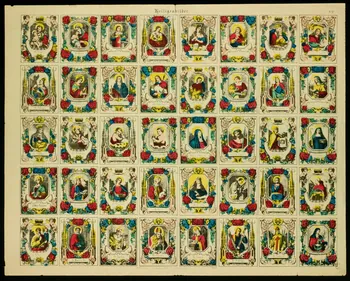à compartiments : 8x5 Keiligenbilder. Alsace, France 1880-1888 1950.21.64 Photo