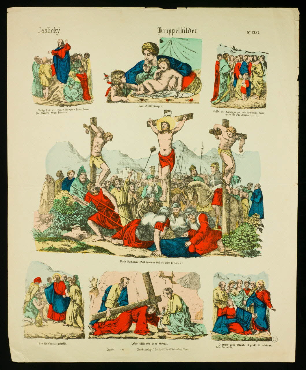 à registres (3) Krippelbider. Alsace, France 1880-1888 1950.21.68 Photo