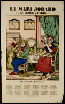 estampe LE MARI JOBARD  OU LA FEMME MAITRESSE Lorraine, France 1852-1858 1950.21.689 Photo