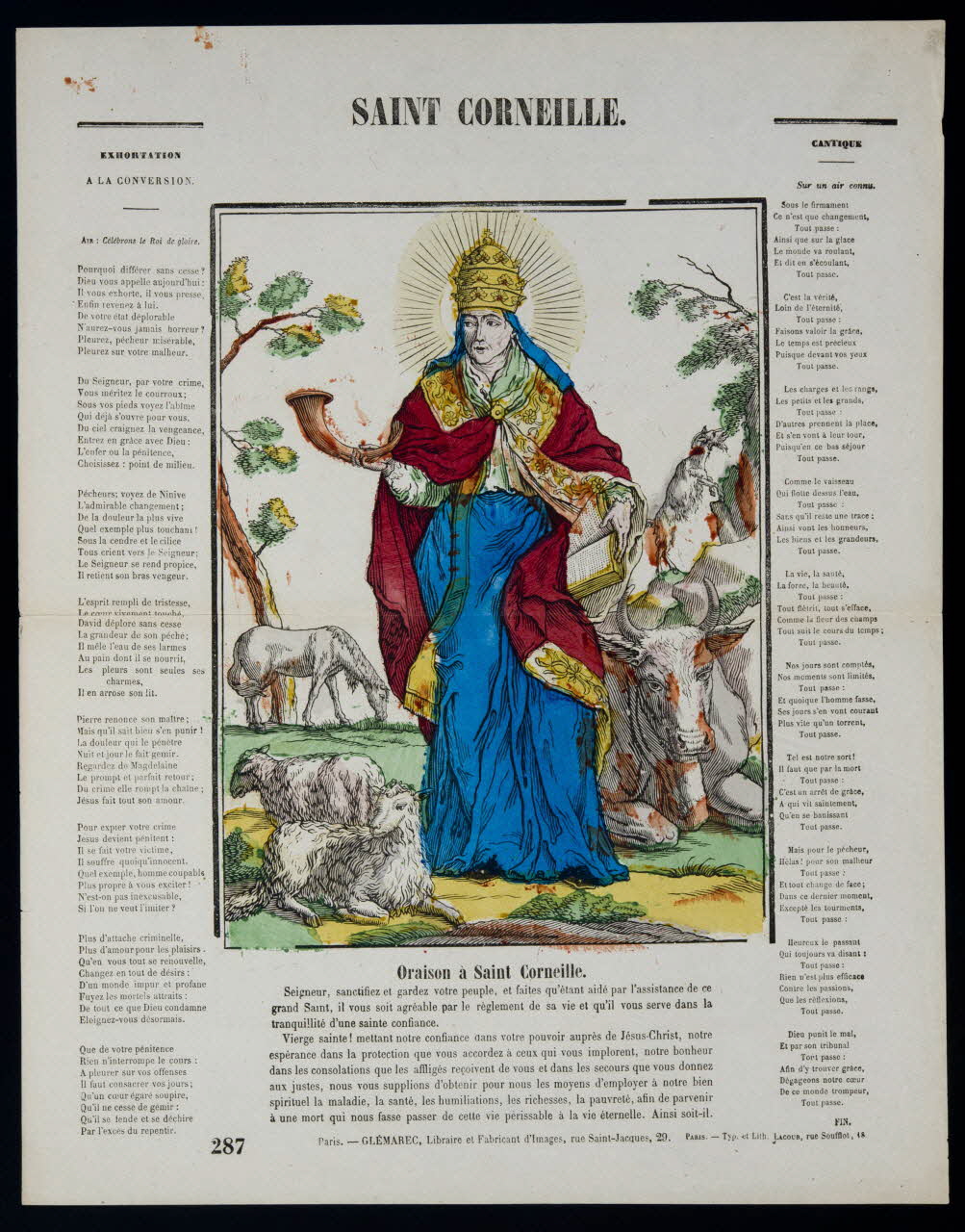 François Lacour ; Charles-Eugène Glémarec estampe SAINT CORNEILLE. Ile de france, France 1858-1860 1950.21.710 Photo