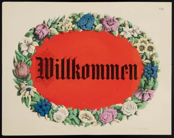 imagerie ancienne Willkommen 1950.21.720 Photo