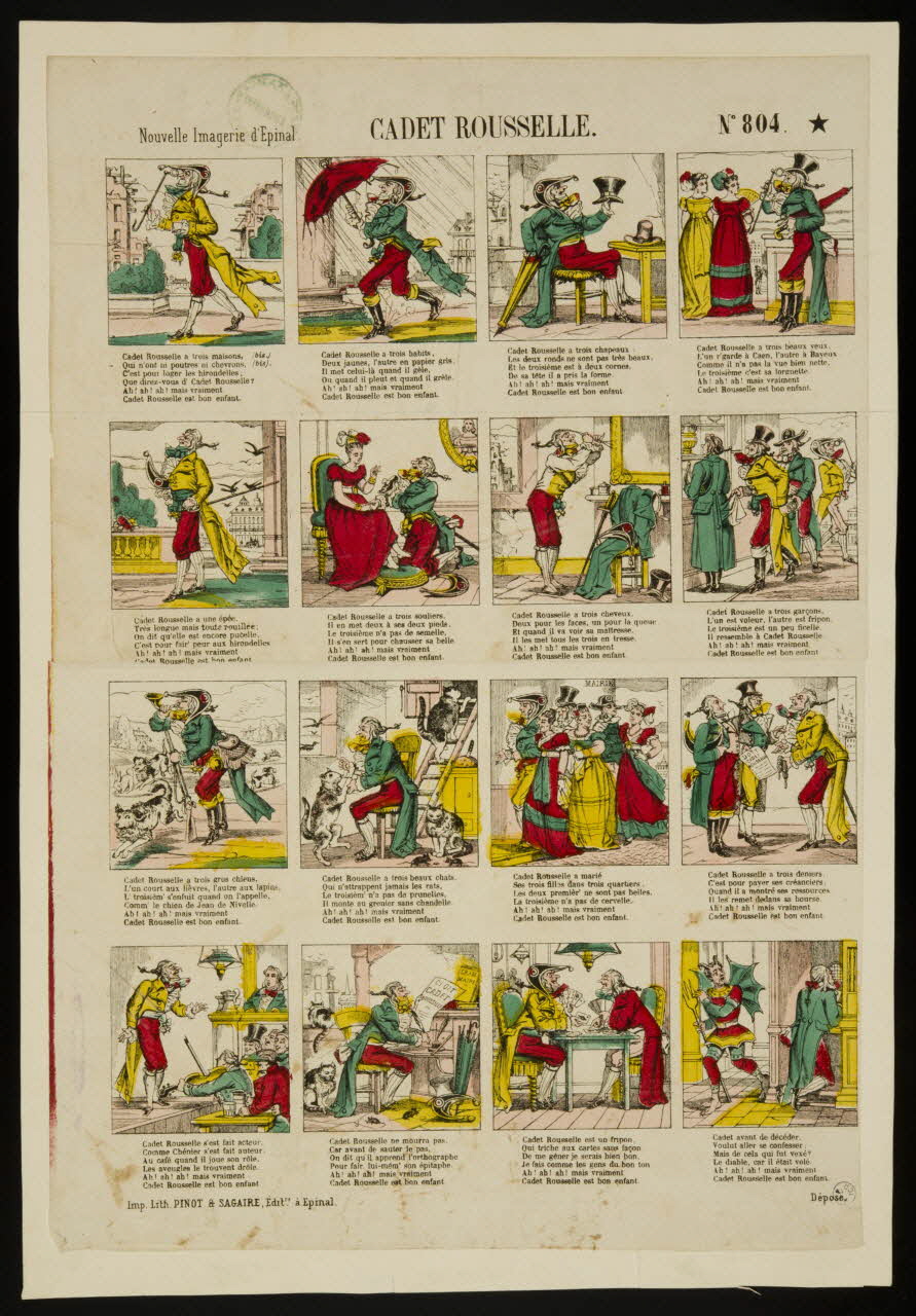 estampe CADET ROUSSELLE. 1950.21.91 Photo