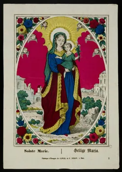 Gangel et Didion estampe Sainte Marie. Metz 1858-1868 1950.21.96 Photo