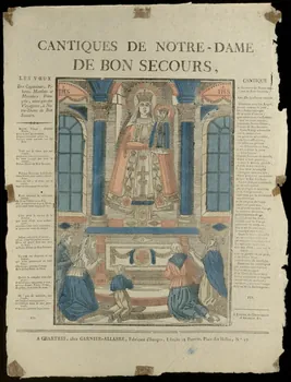 estampe CANTIQUES DE NOTRE-DAME  DE BON SECOURS 1950.22.8 Photo
