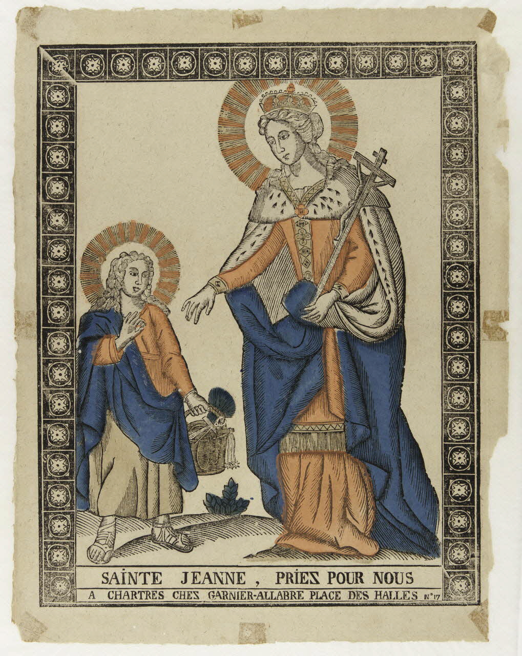 estampe SAINTE JEANNE, PRIEZ POUR NOUS 1950.22.5 Photo