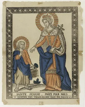 estampe SAINTE JEANNE, PRIEZ POUR NOUS 1950.22.5 Photo