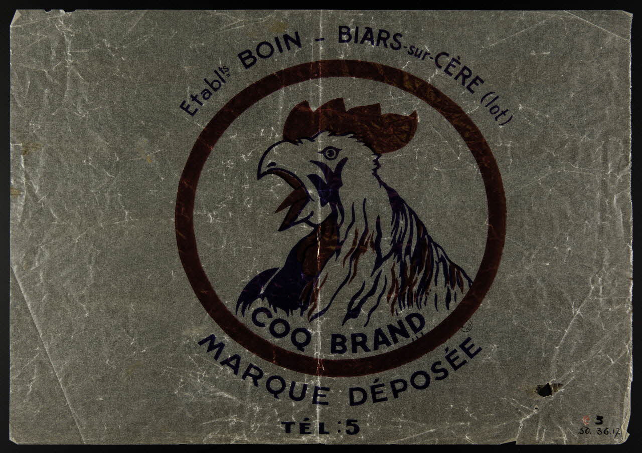 emballage COQ BRAND 1950.36.17 Photo