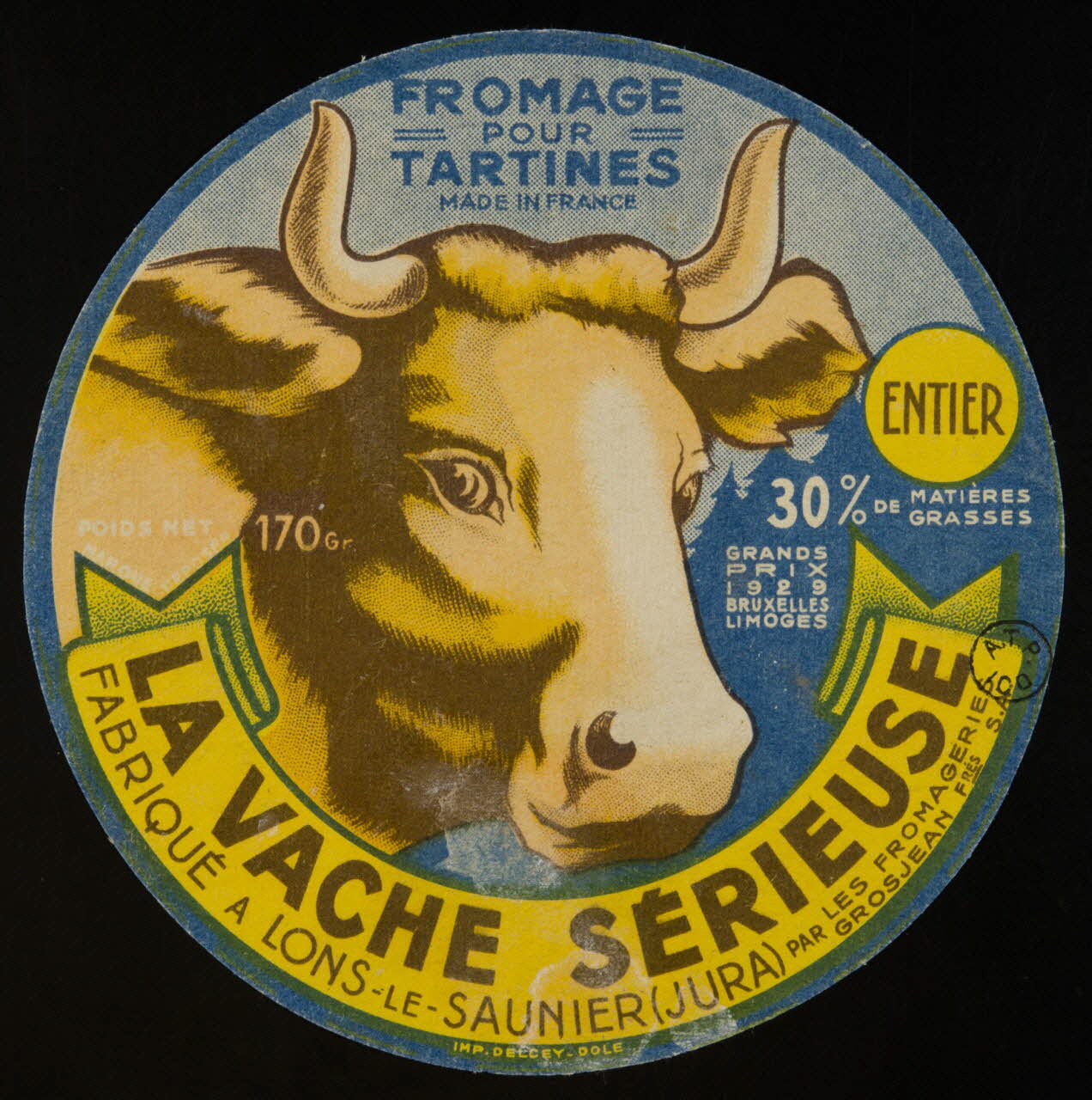 estampe LA VACHE SERIEUSE 1950.36.6 Photo Mucem